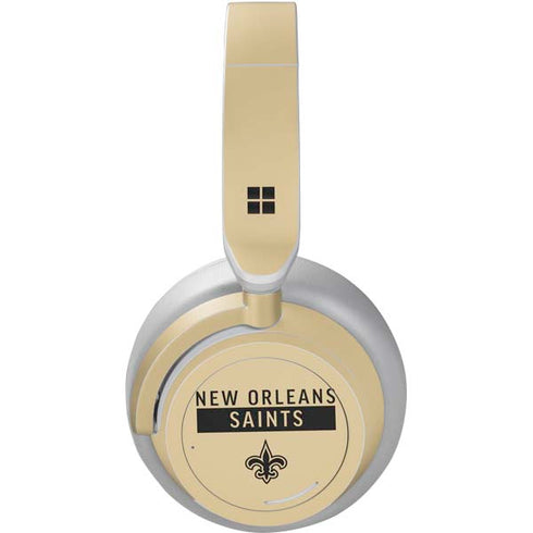NFL New Orleans Saints Gold Performance Series Surface Headphones Skin